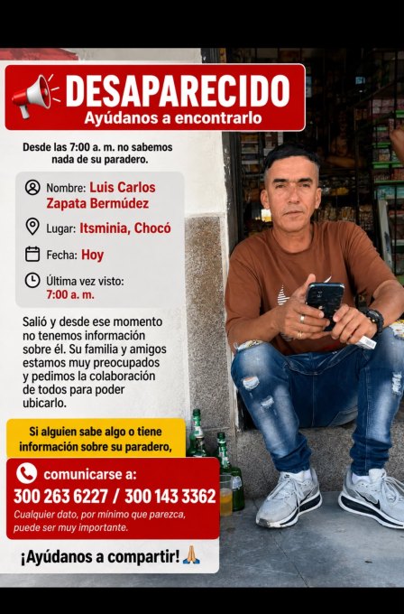 Foto de Luis Carlos Zapata Bermúdez