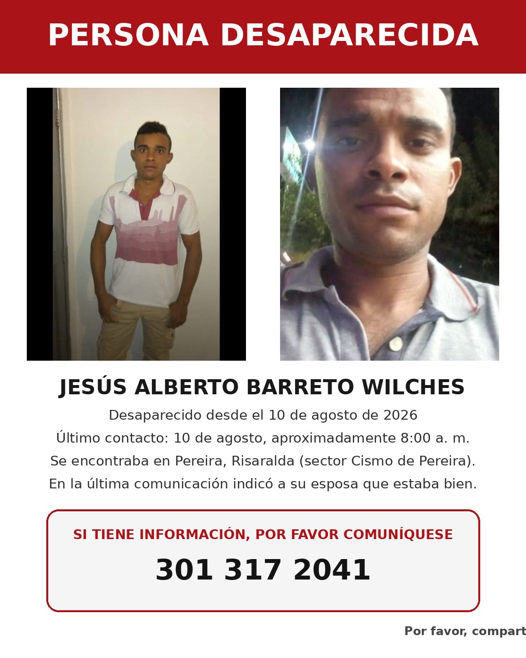 Foto de Jesús alberto Barreto Wilches