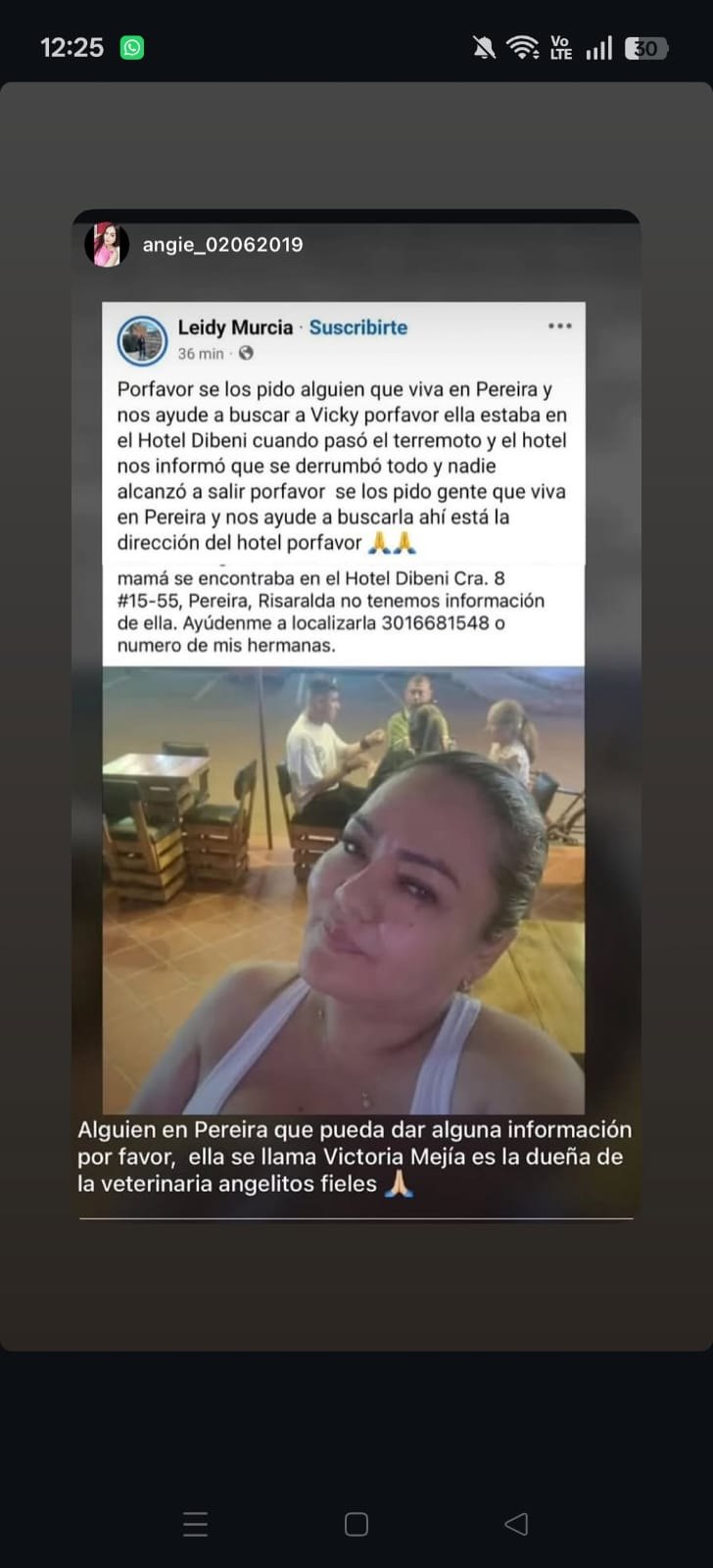 Foto de ana victoria mejia