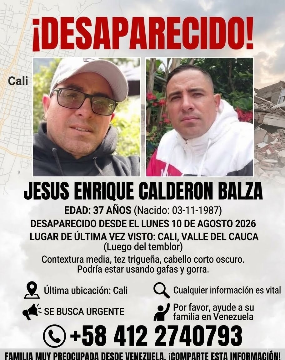 Foto de Jesús enrique Calderón balza