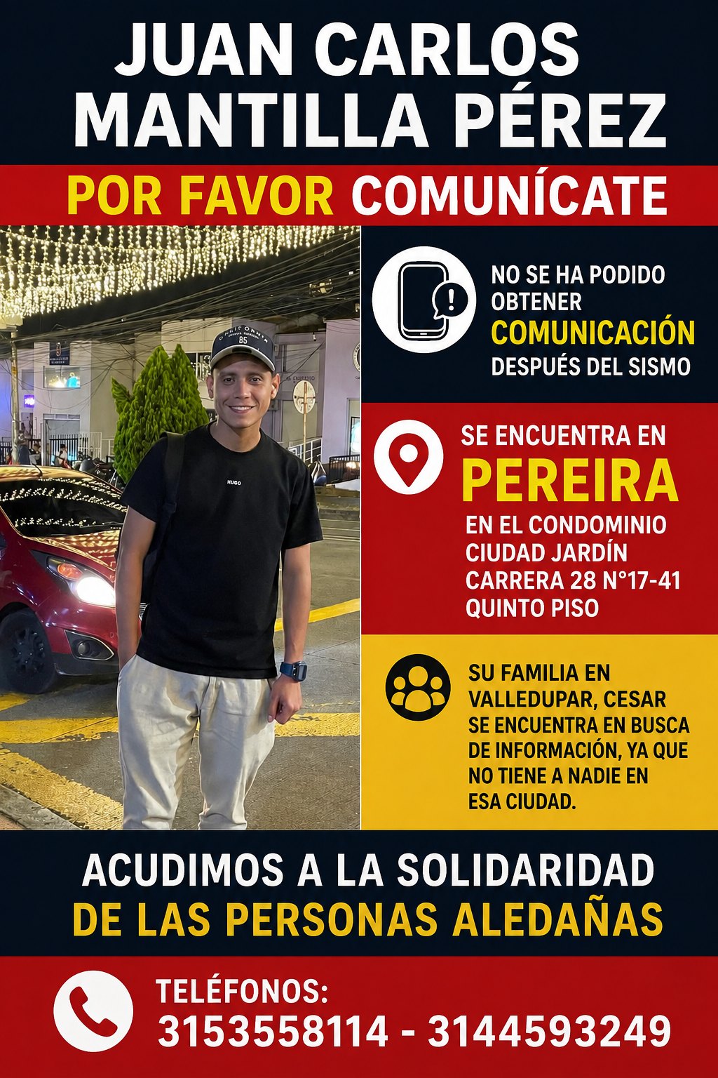 Foto de Juan Carlos Mantilla Pérez