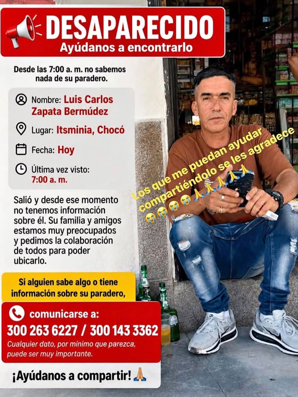 Foto de Luis Carlos Zapata Bermúdez