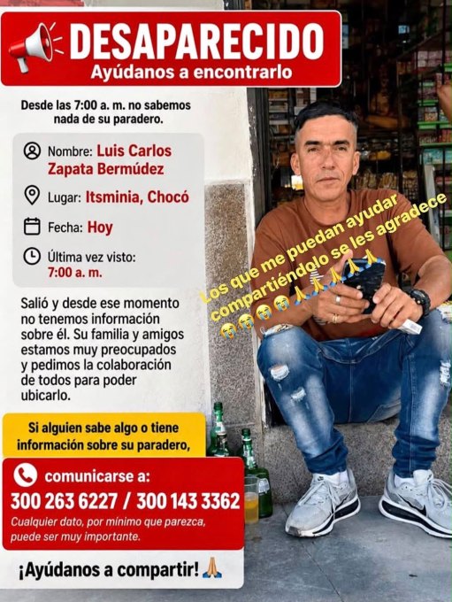 Foto de Luis Carlos Zapata Bermúdez