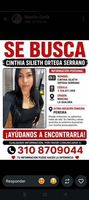 Foto de cinthia silieth ortega serrano