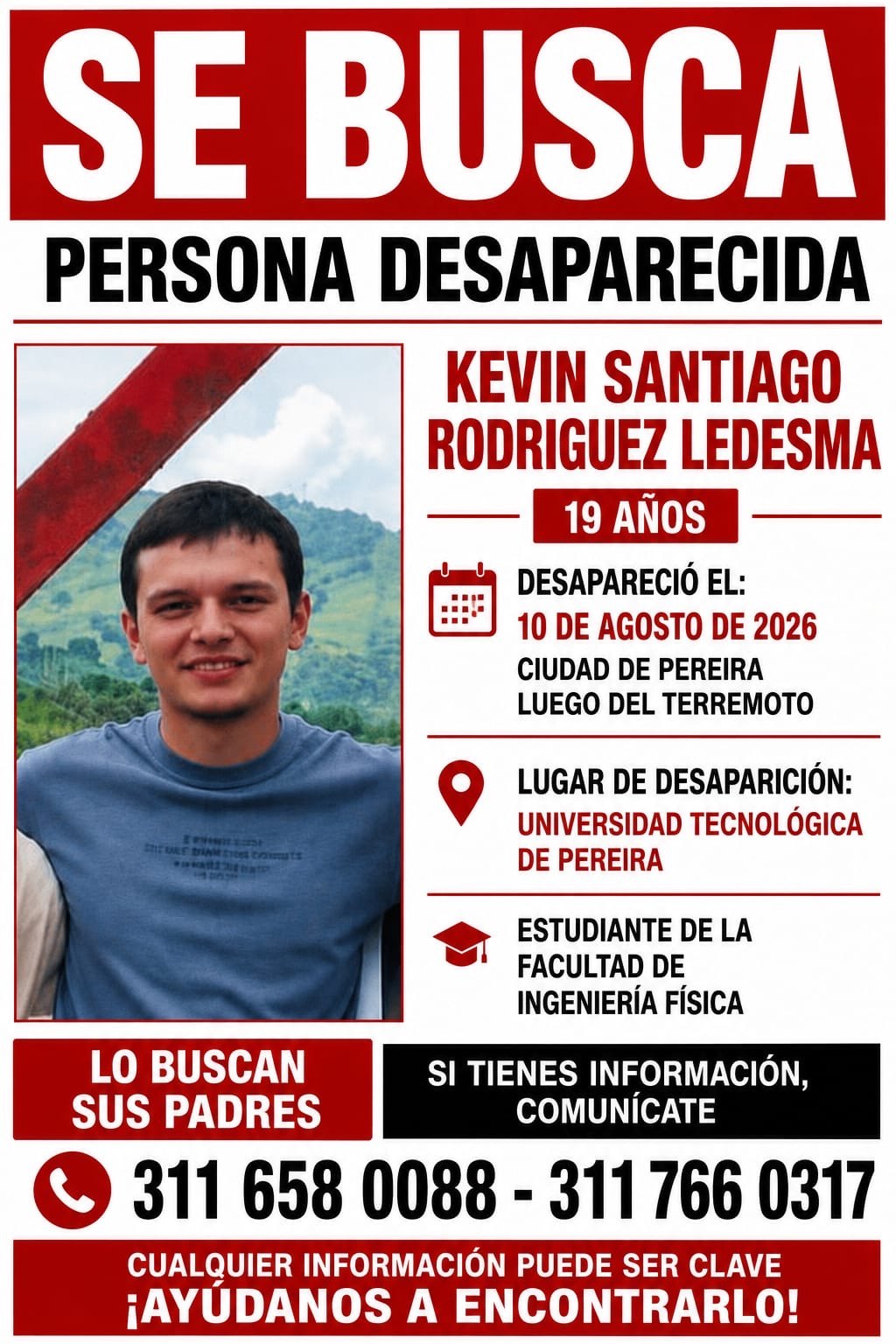 Foto de Kevin Santiago Rodríguez Ledesma
