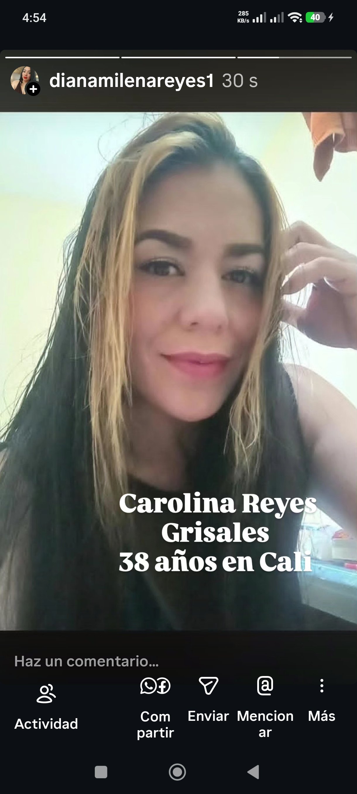 Foto de Carolina Reyes Grisales