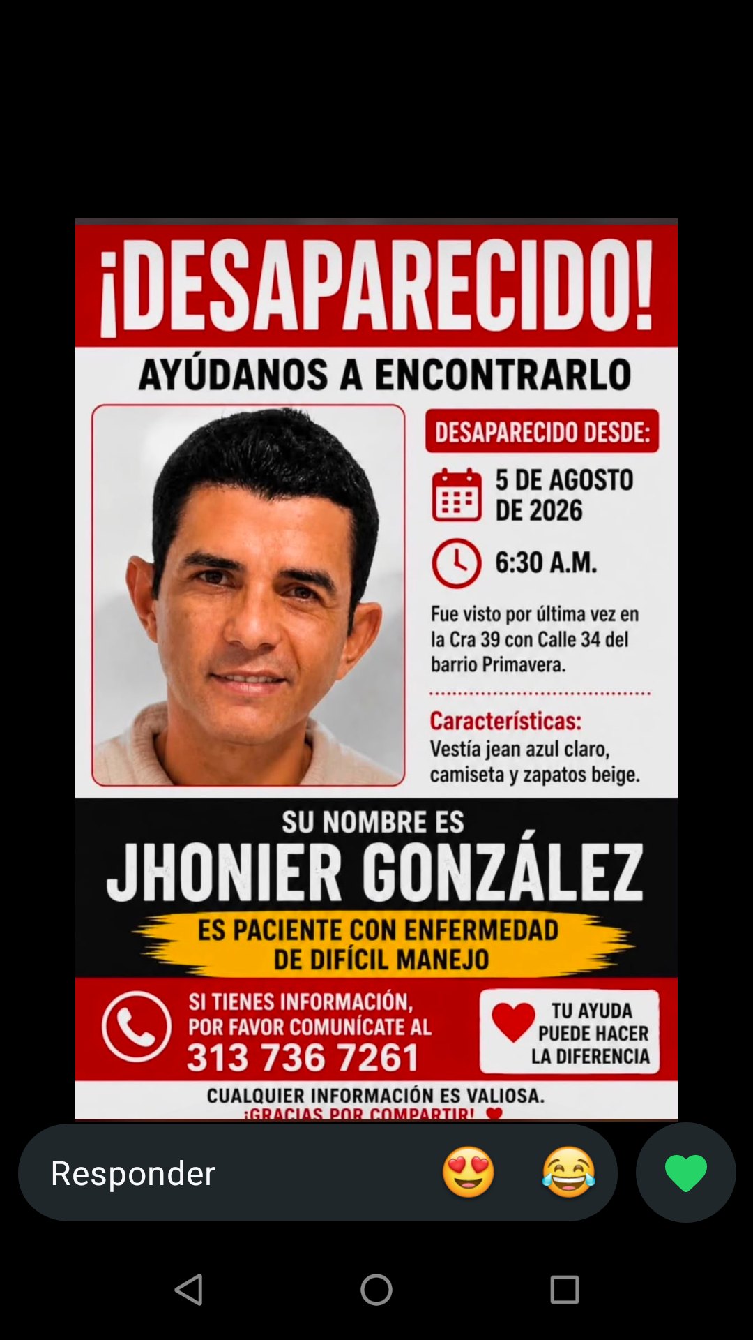 Foto de Jhonier Gonzáles