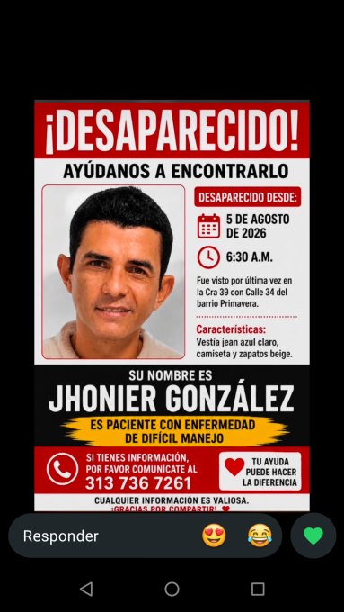 Foto de Jhonier Gonzáles