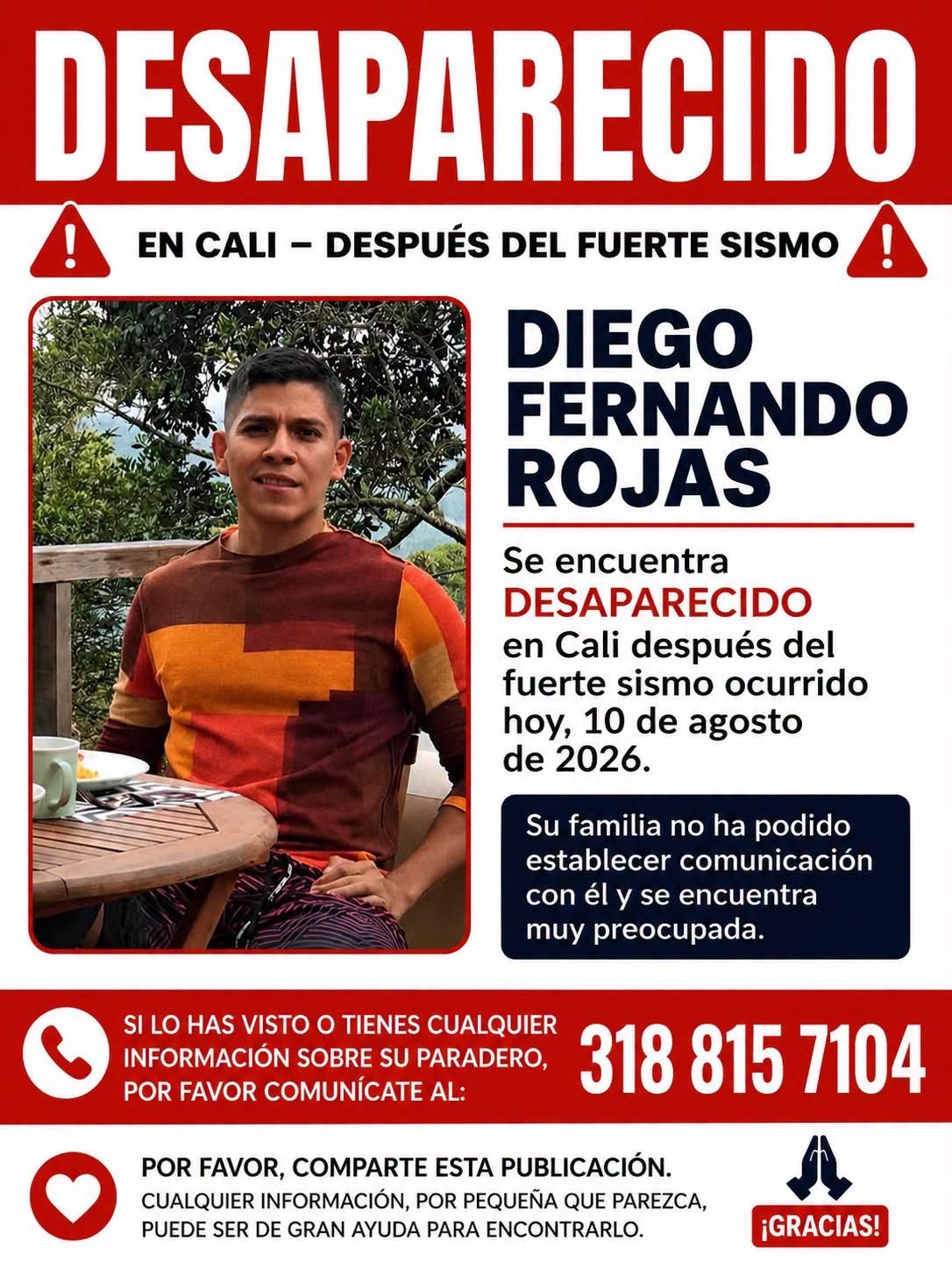 Foto de Diego Fernando Rojas