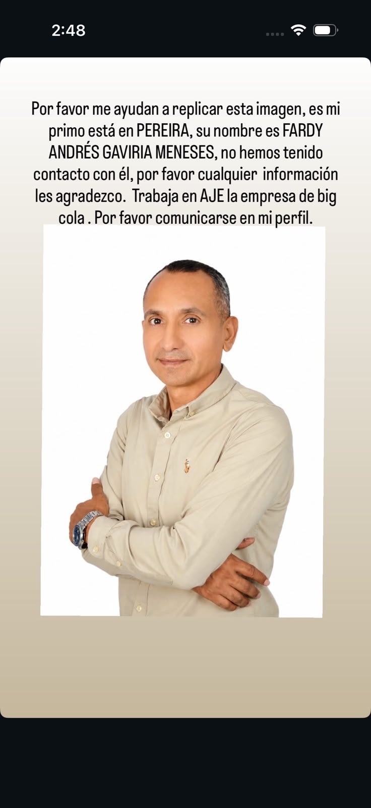 Foto de Fardy Andres Gaviria Meneses