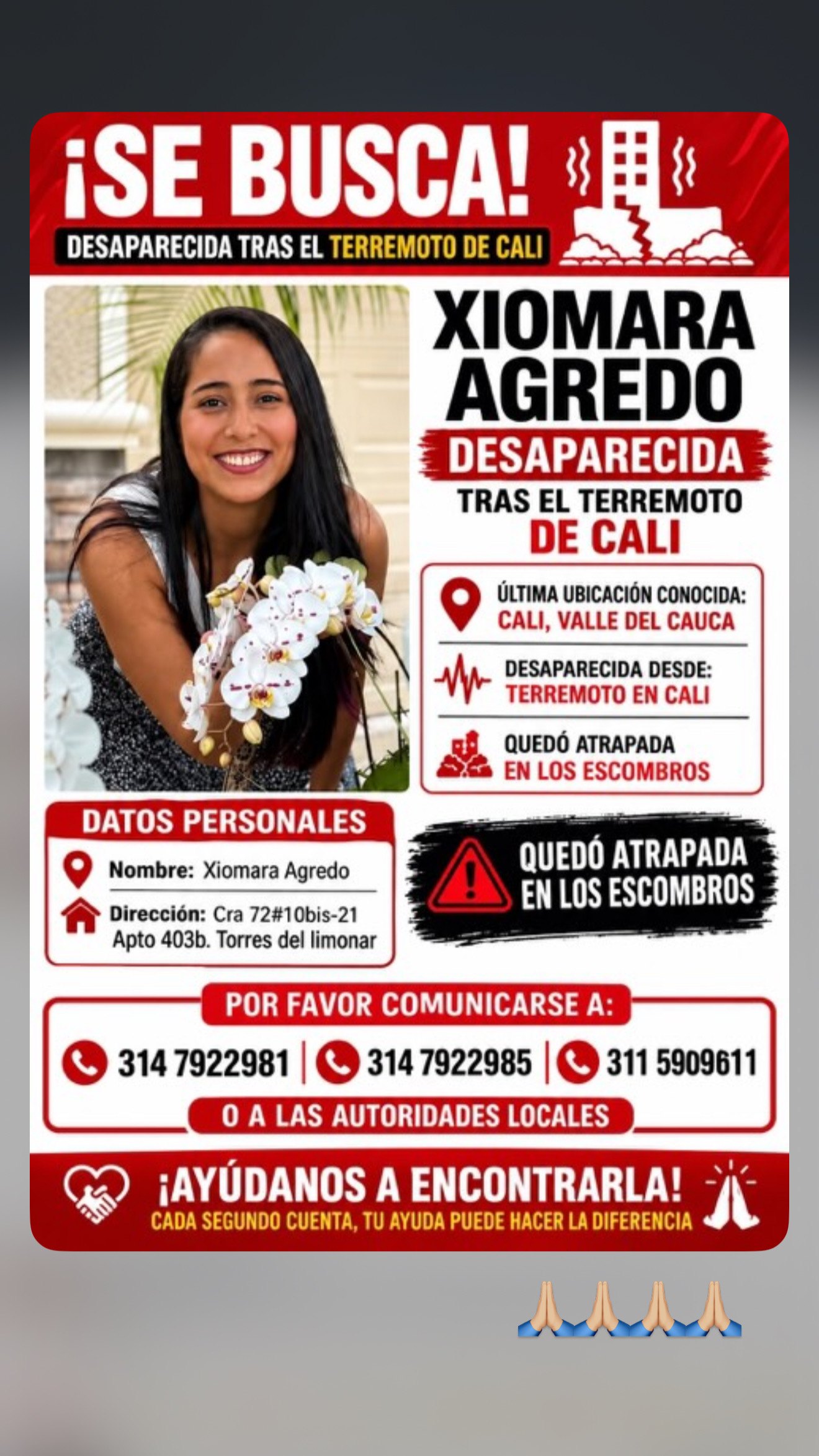 Foto de Xiomara Angelica Agredo Galvis