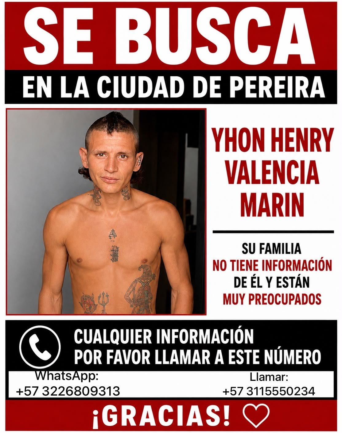 Foto de Yhon Henry Valencia Marín