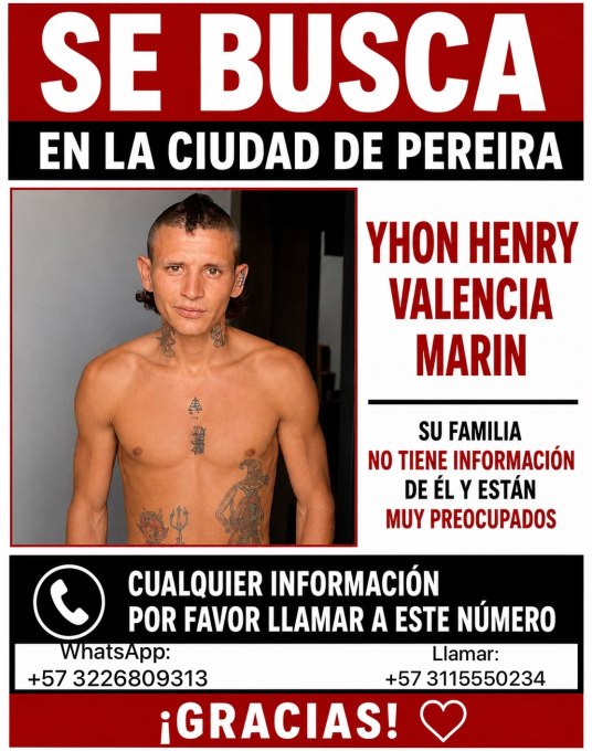 Foto de Yhon Henry Valencia Marín
