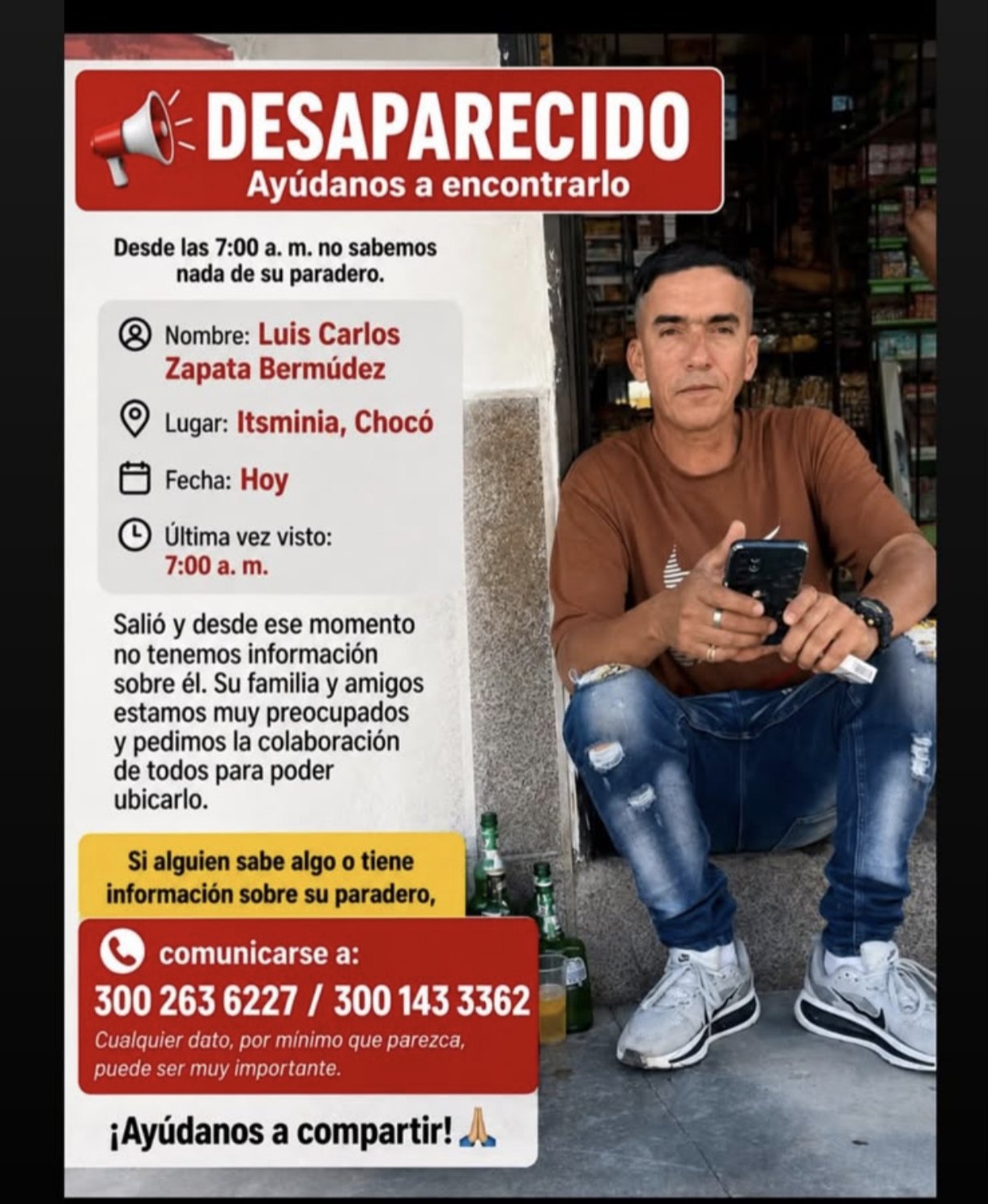 Foto de Luis Carlos Zapata Bermudez