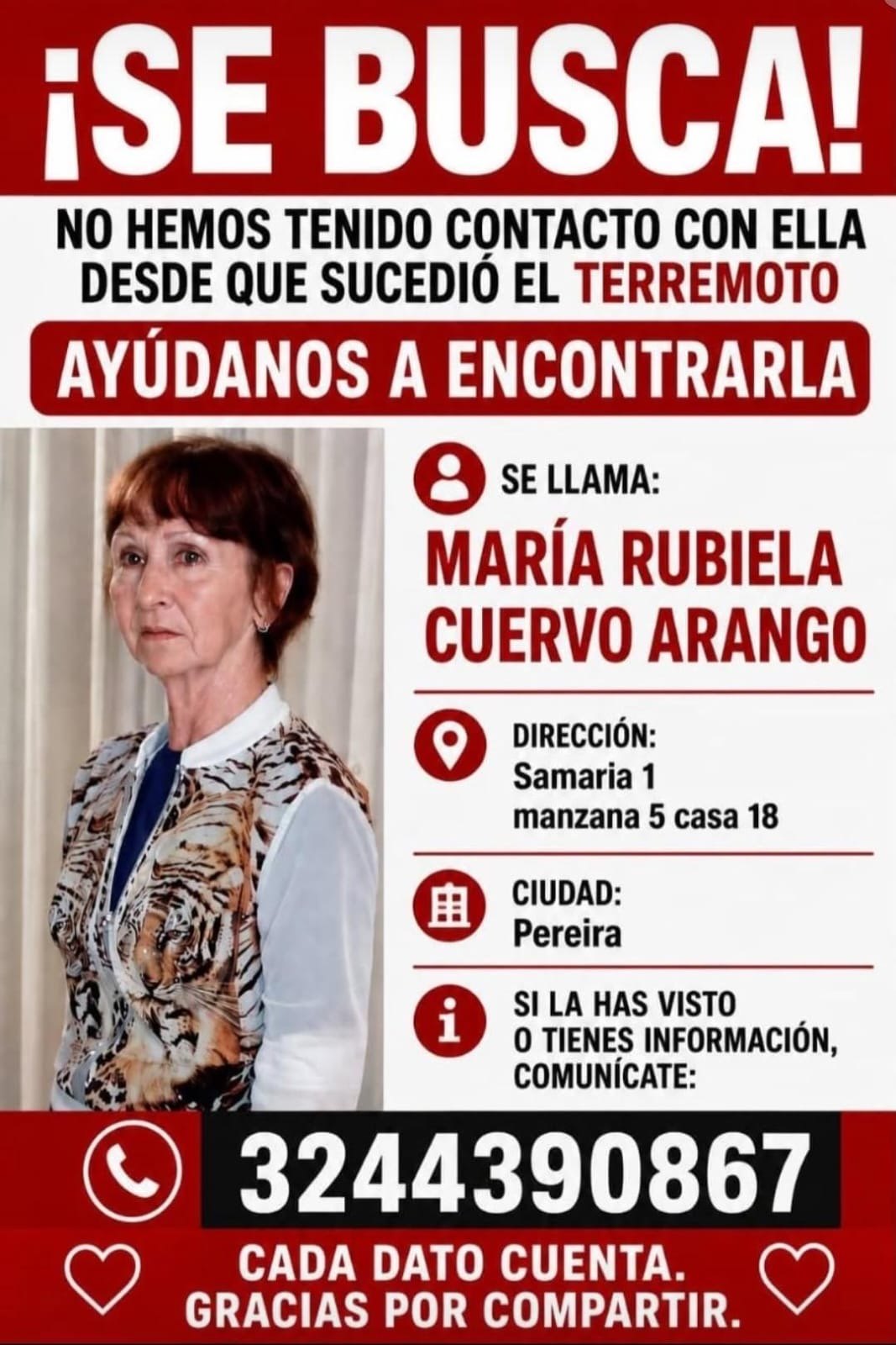 Foto de María rubiela Cuervo Arango