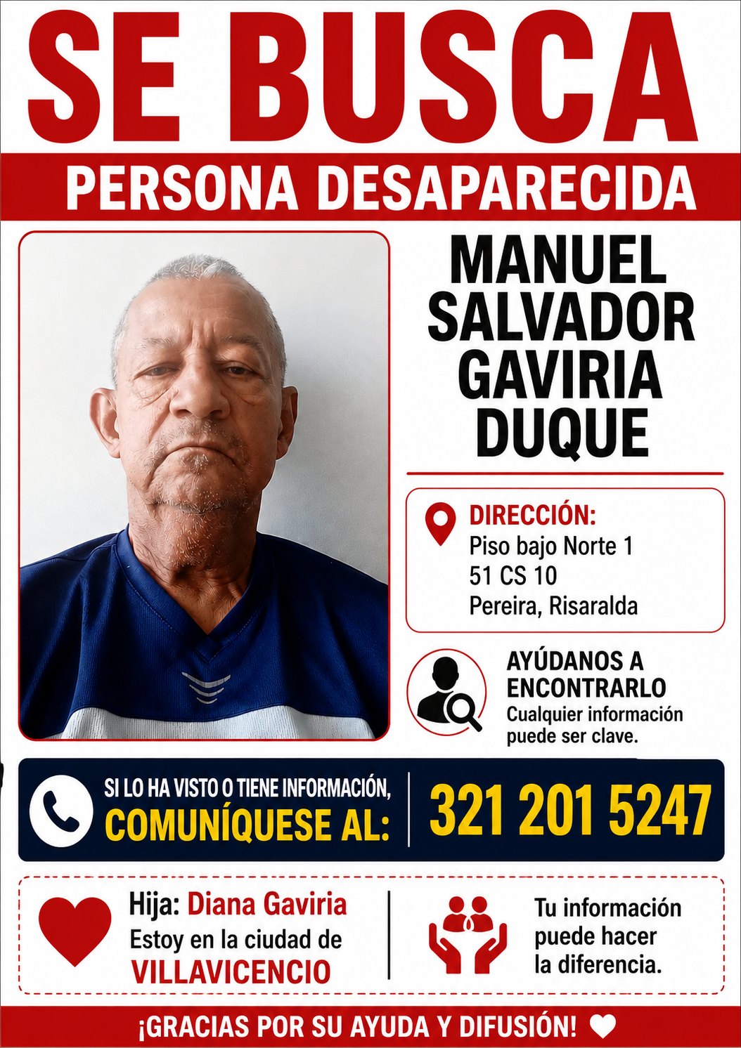 Foto de Manuel Salvador Gaviria Duque