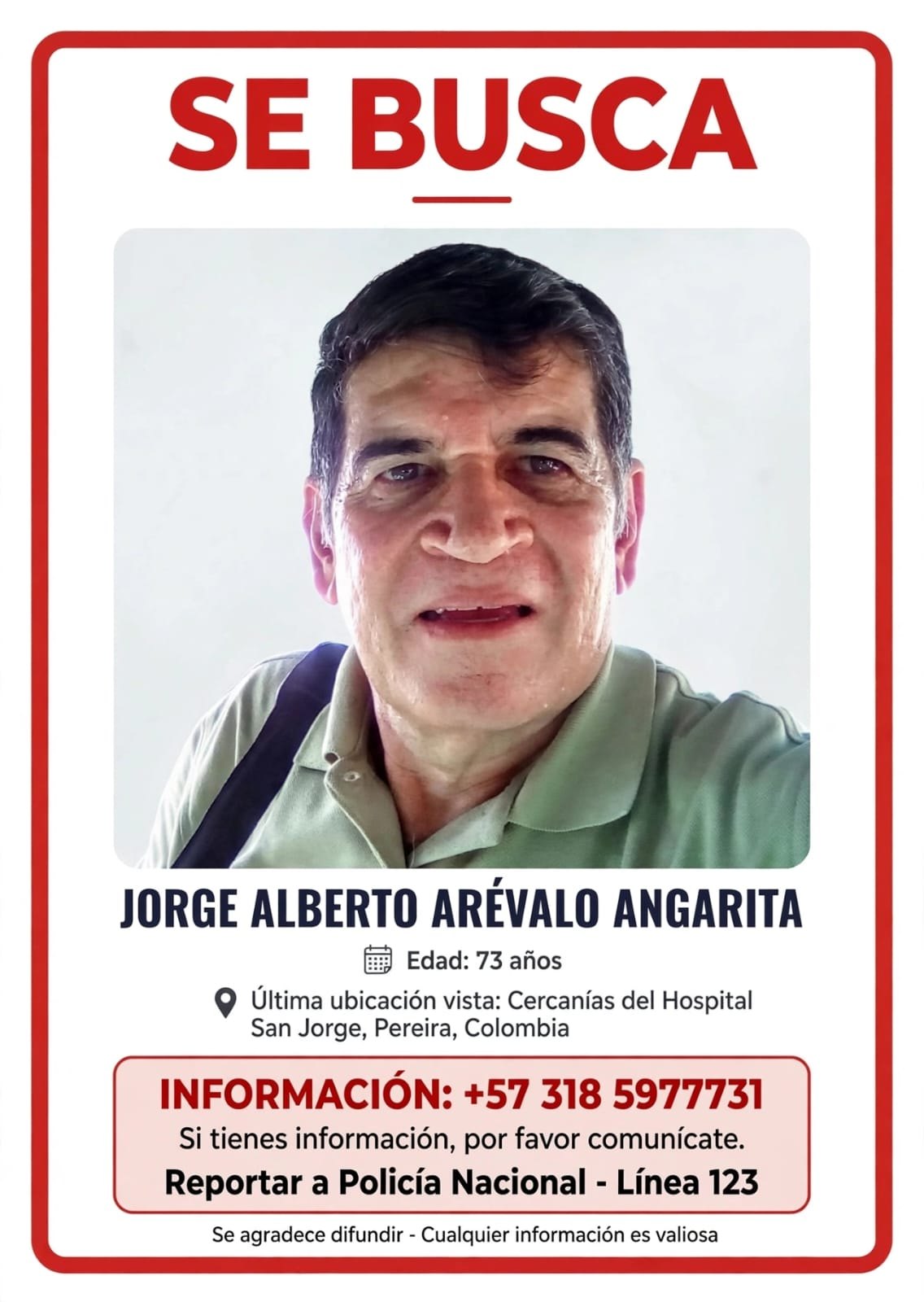 Foto de Jorge Alberto Arevalo Angarita