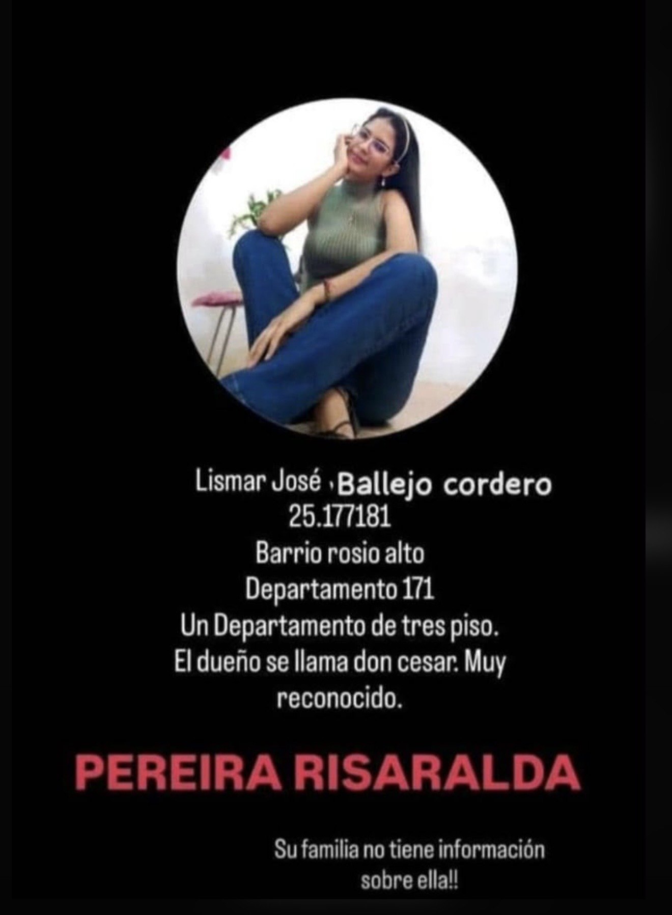 Foto de Lismar Vallejo