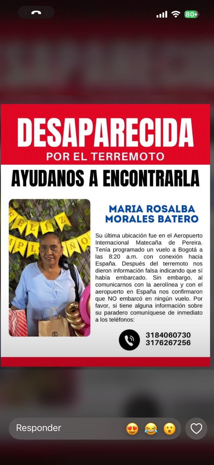 Foto de María Rosalba Morales batero