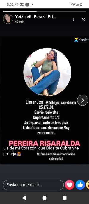 Foto de Lismar José Ballejo cordero