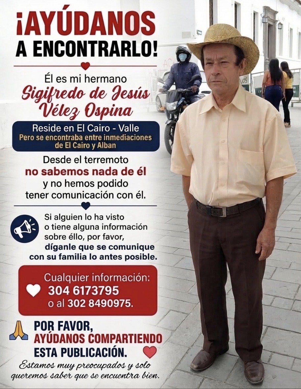 Foto de Sigifredo de jesus Vélez Ospina