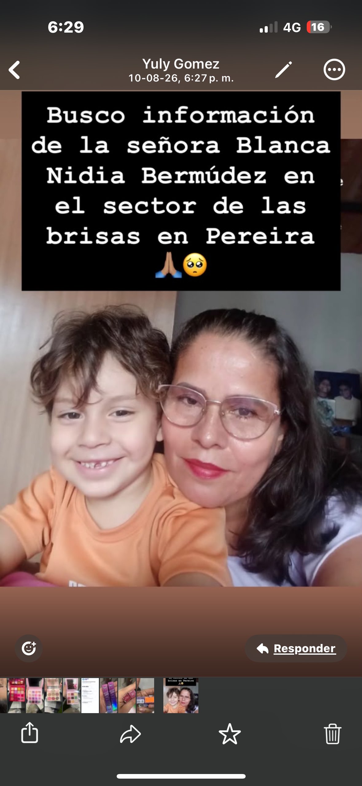 Foto de Blanca Nidia Bermúdez