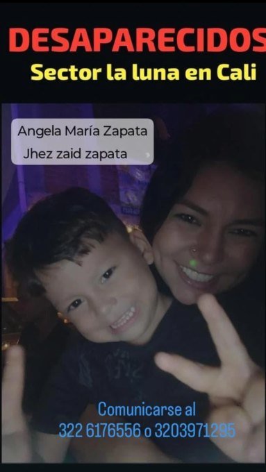 Foto de Angela María y Jhez zaid Zapata