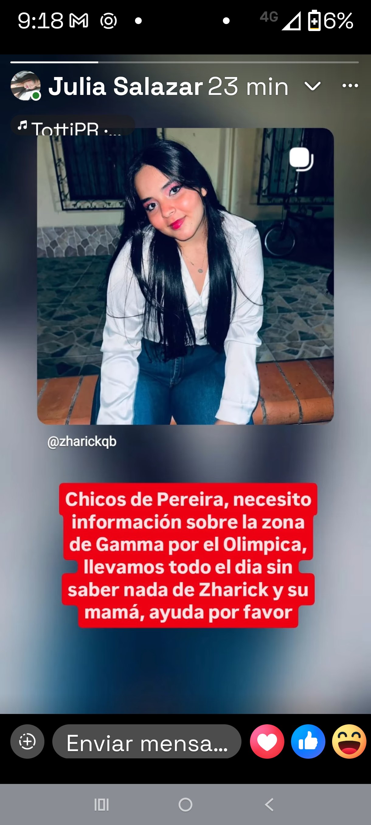 Foto de zharick quintero