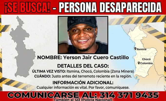 Foto de Yerson Jair Cuero Castillo