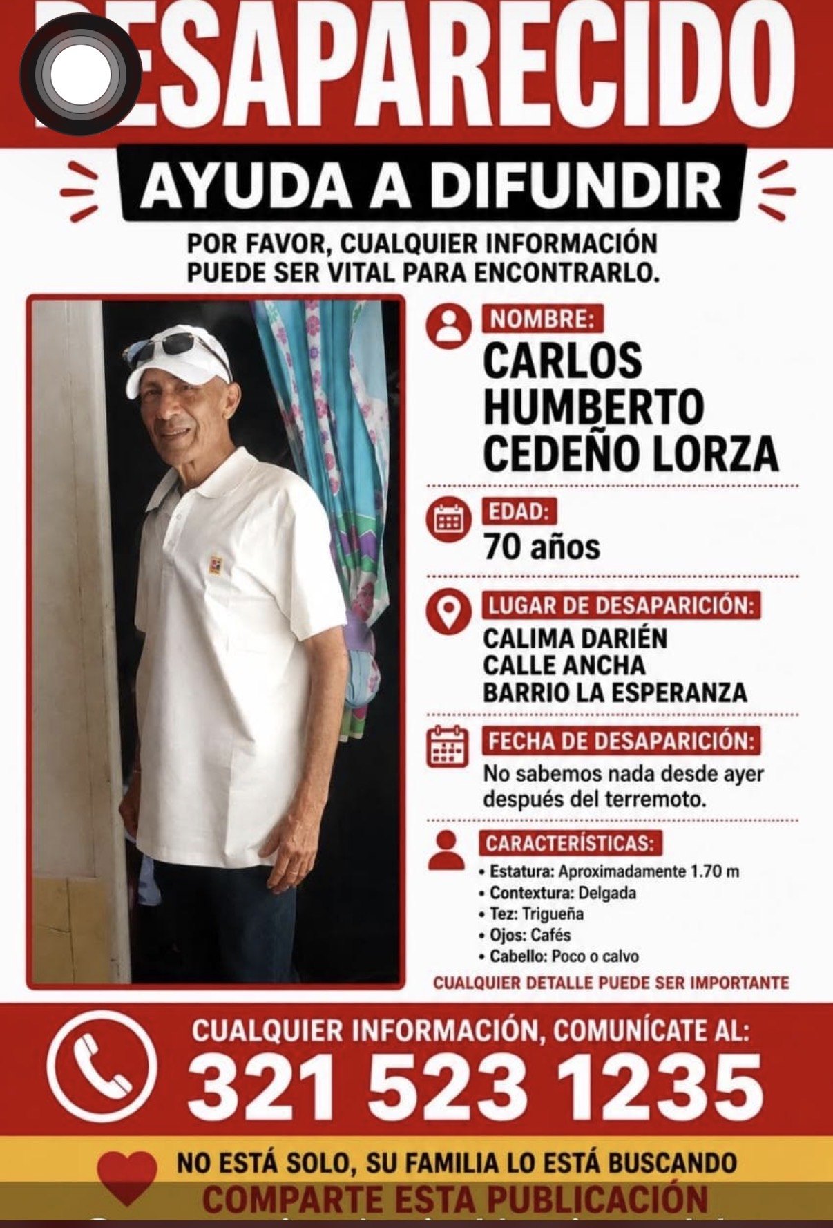 Foto de Carlos Humberto Cedeño Lorza
