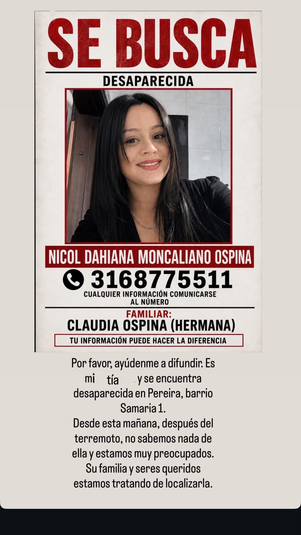 Foto de Nicol Dahiana Moncaliano Ospina