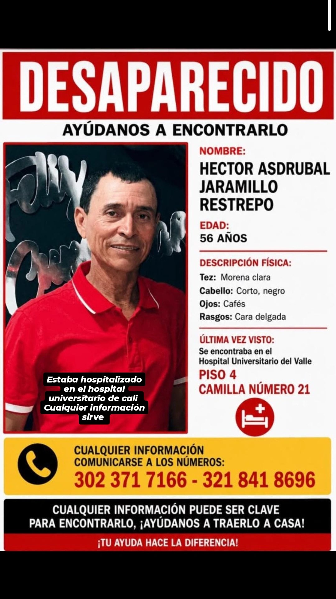 Foto de Héctor Asdrúbal Jaramillo Restrepo
