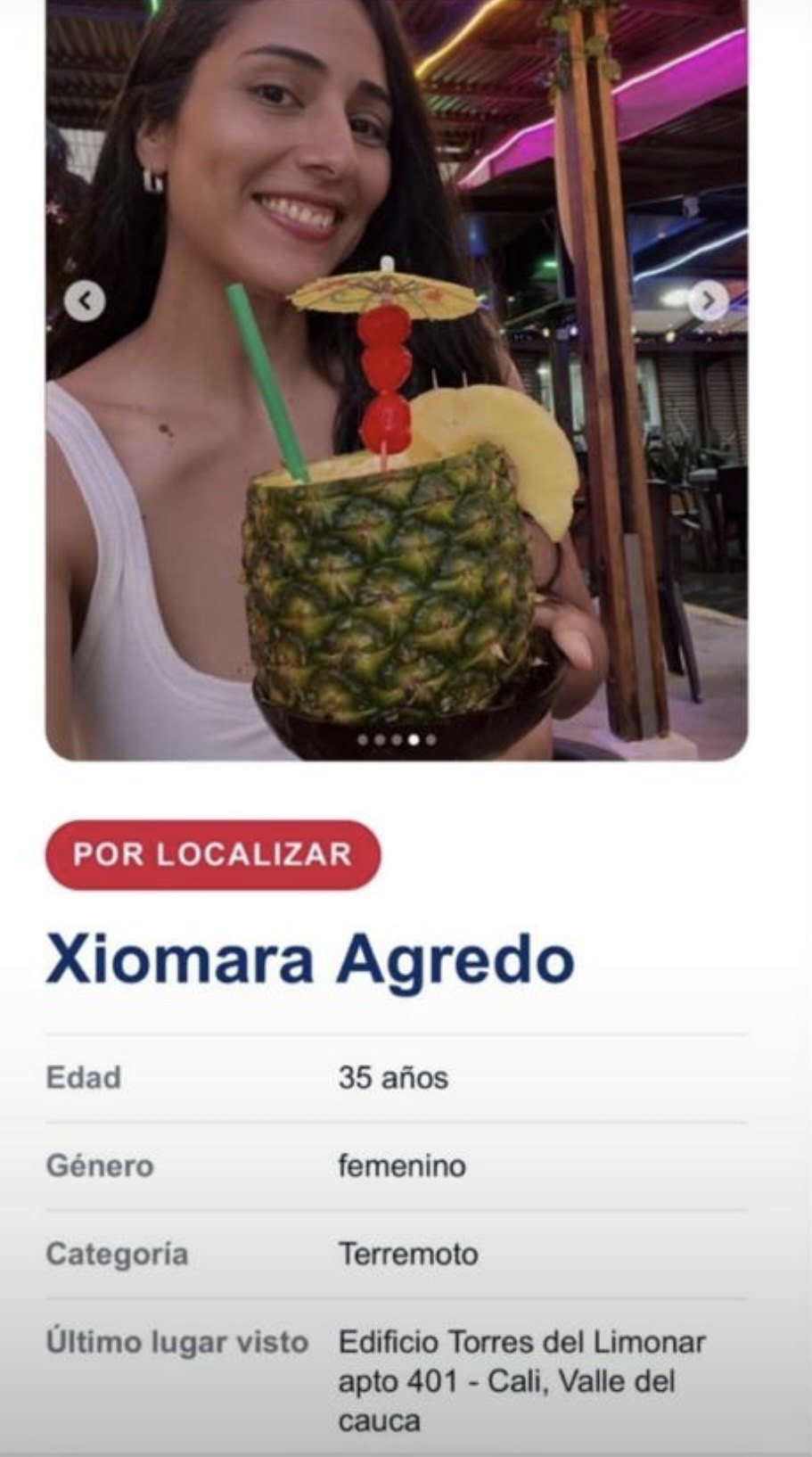 Foto de Xiomara Agredo