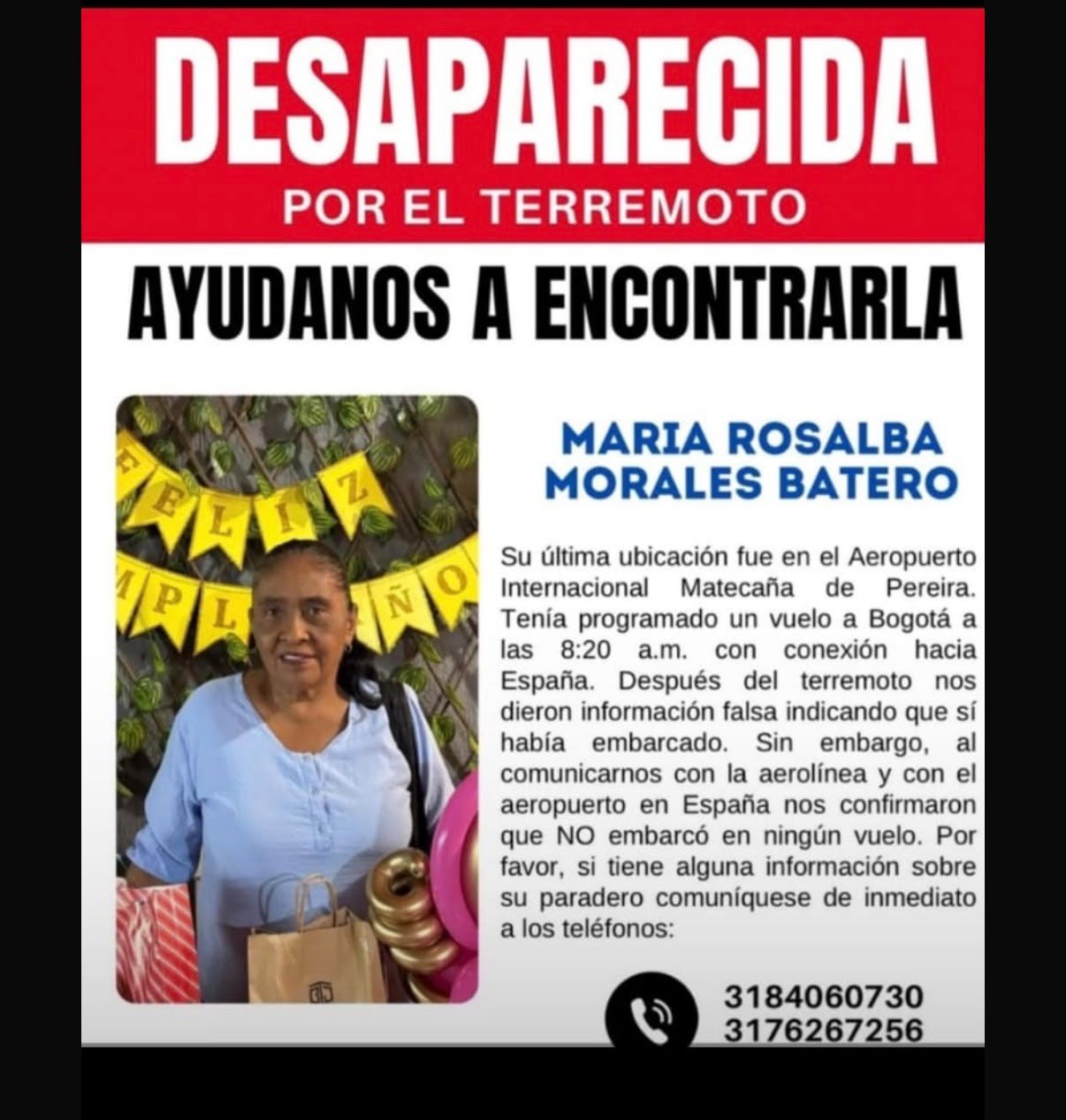 Foto de MARIA ROSALBA MORALES BATERO