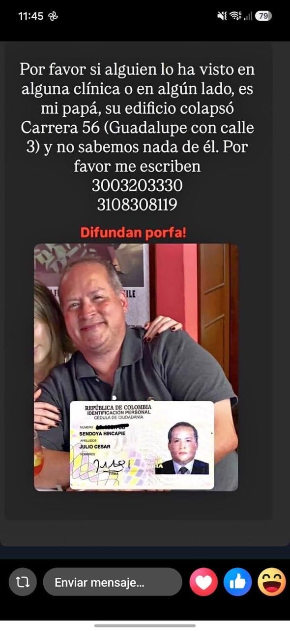 Foto de Julio César Sendoya Hincapié