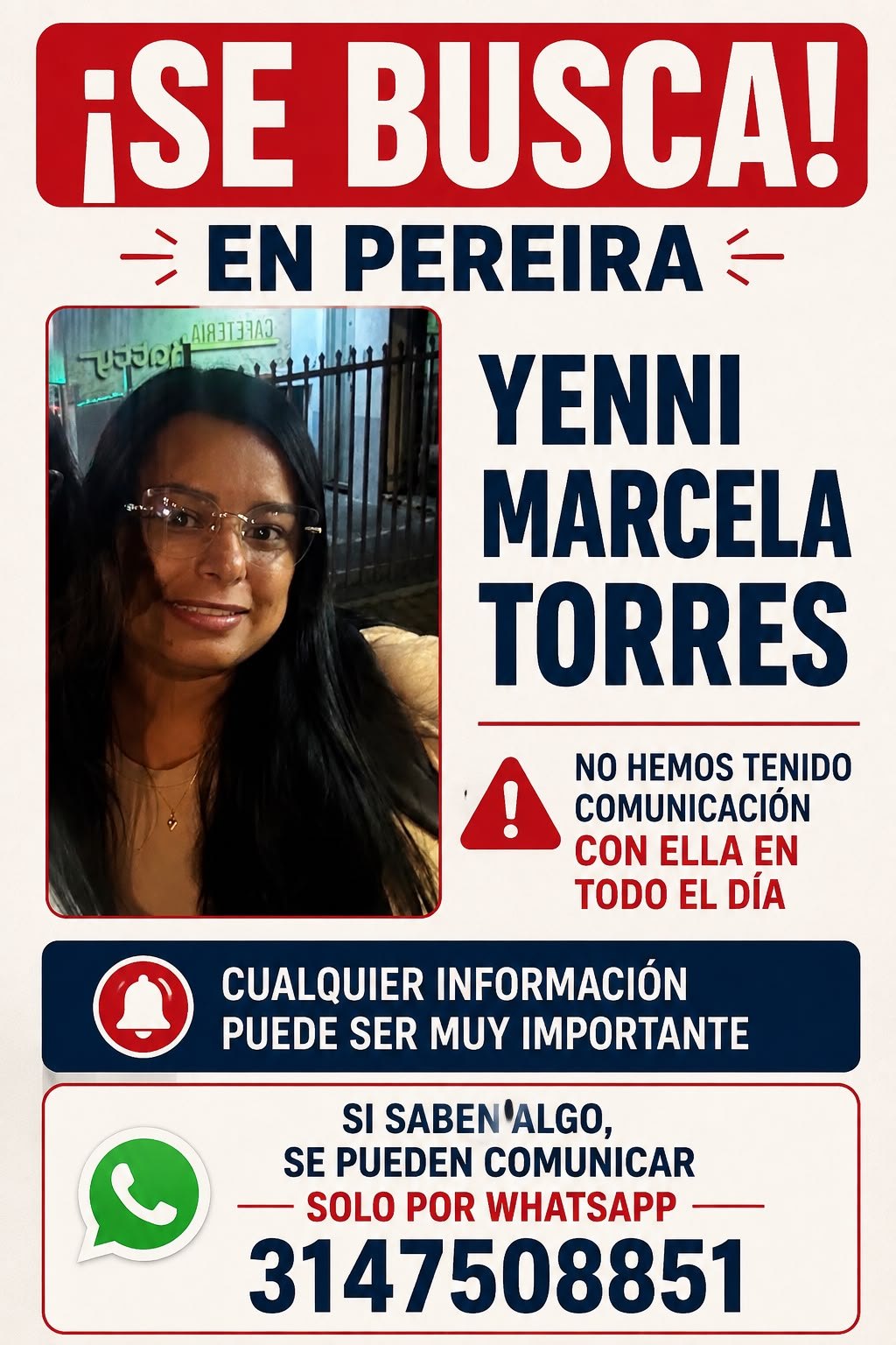 Foto de Yenny Marcela Torres Hernández