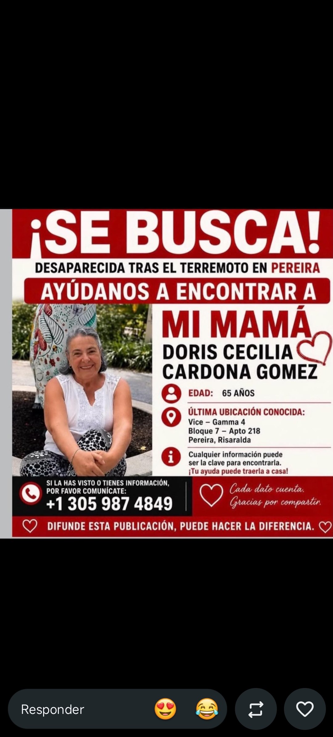 Foto de Doris Cecilia Cardona Gómez
