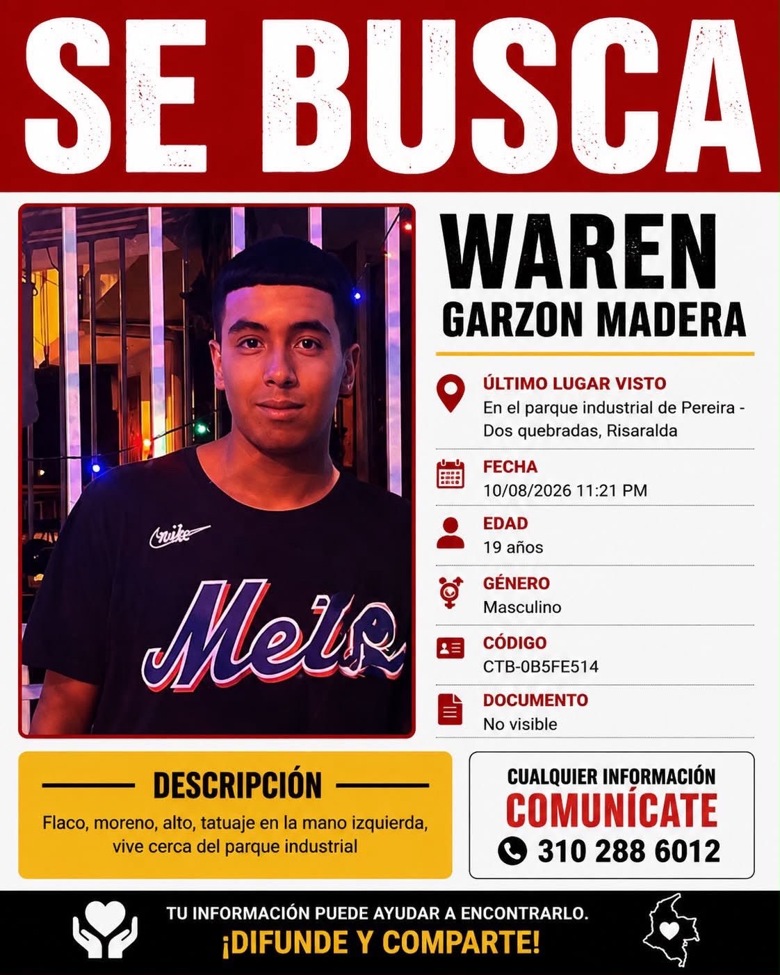 Foto de Warren Garzón madera