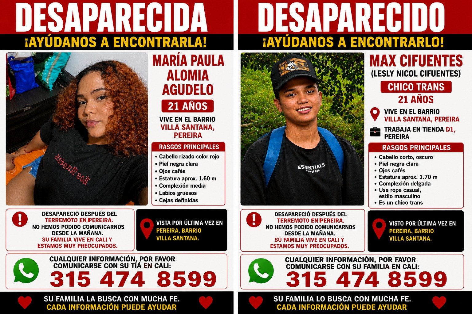 Foto de Maria paula y nicol Alomia agudelo
