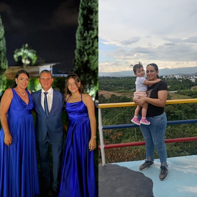 Foto de Deisy, Hugo Valeria y samara