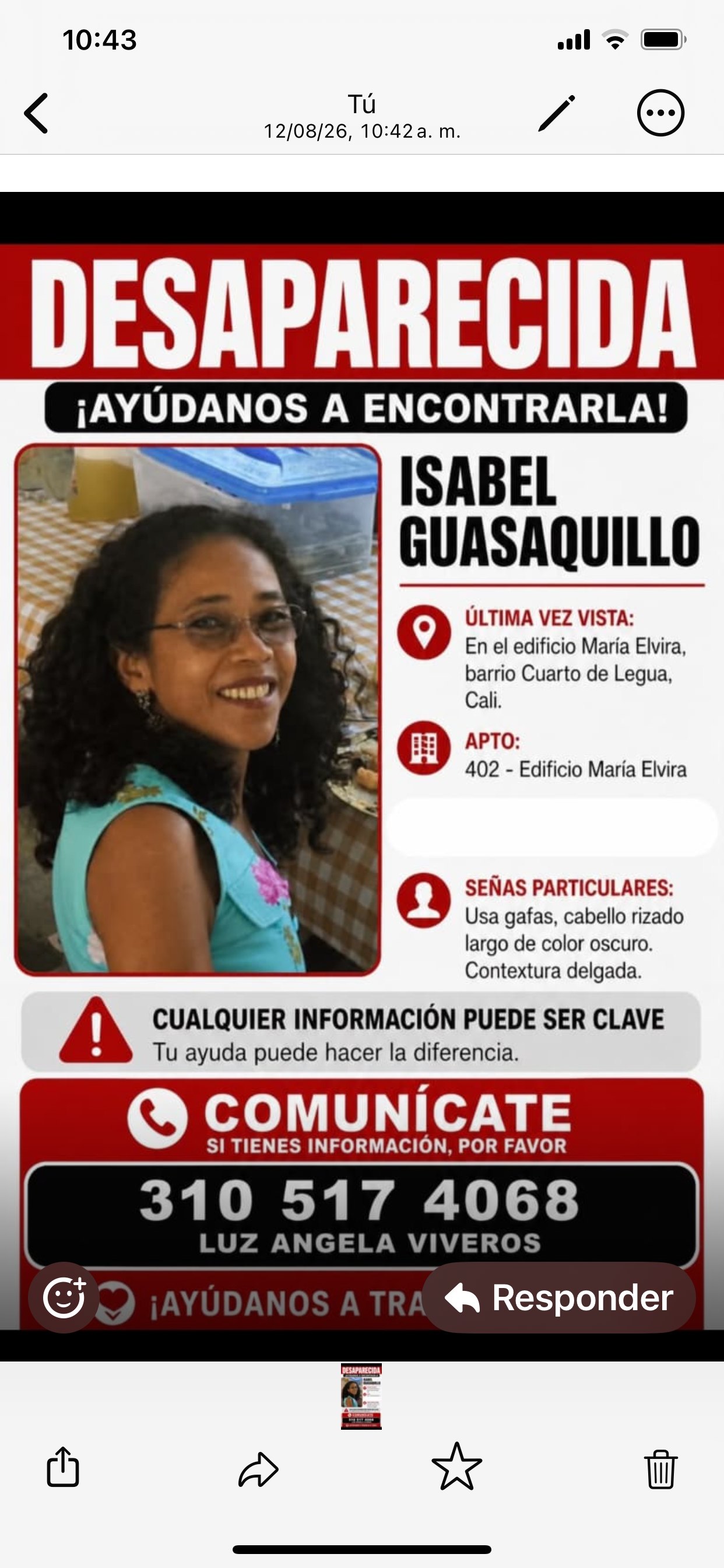 Foto de Isabel Guasaquillo