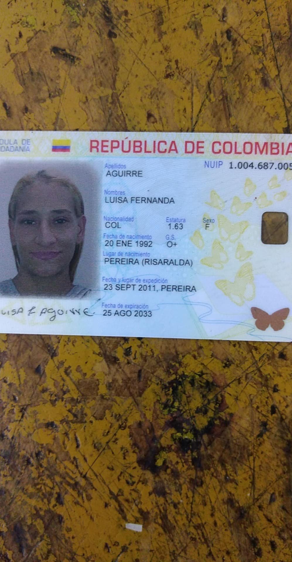 Foto de Luisa Fernanda Aguirre