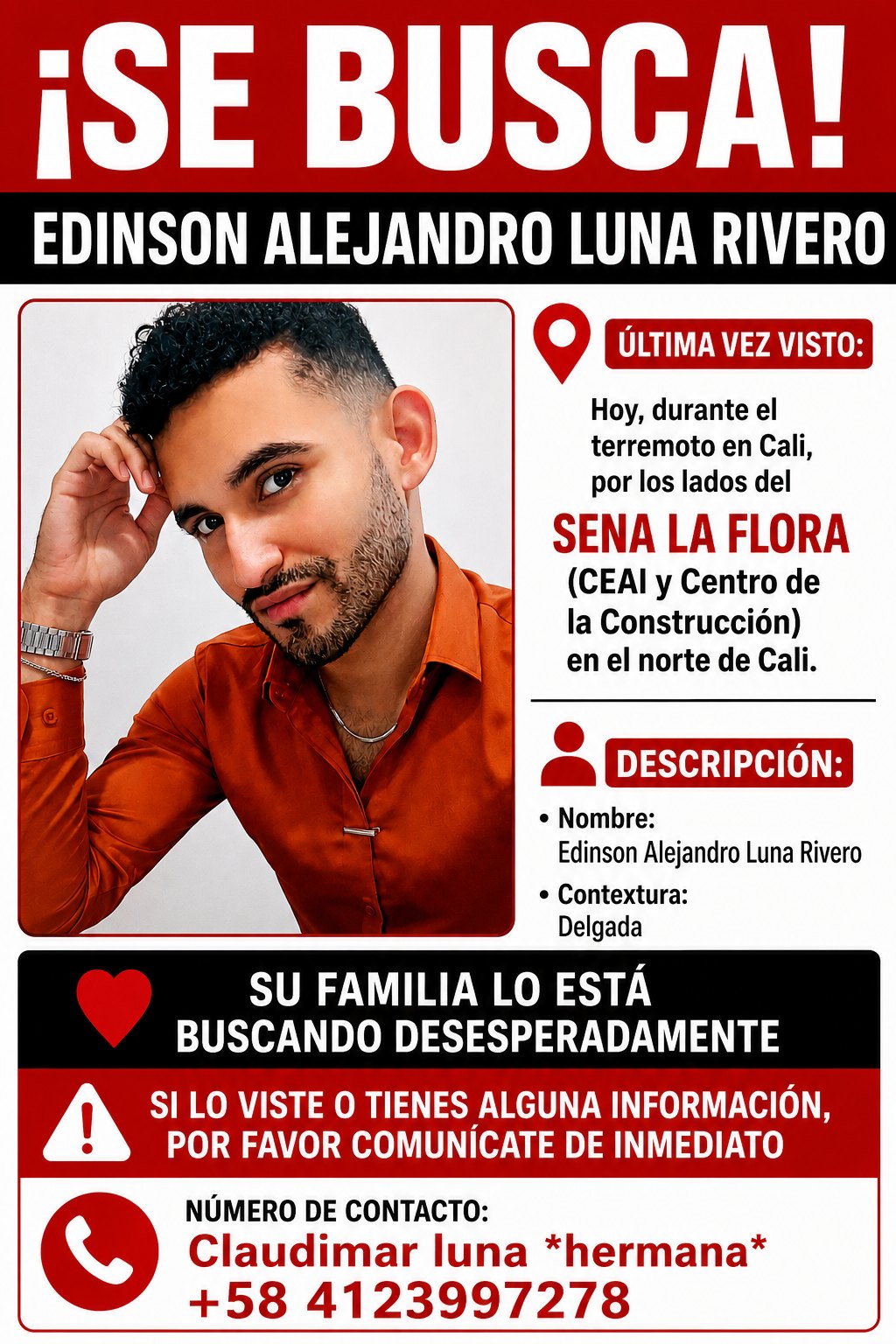Foto de Edinson Alejandro Luna Rivero