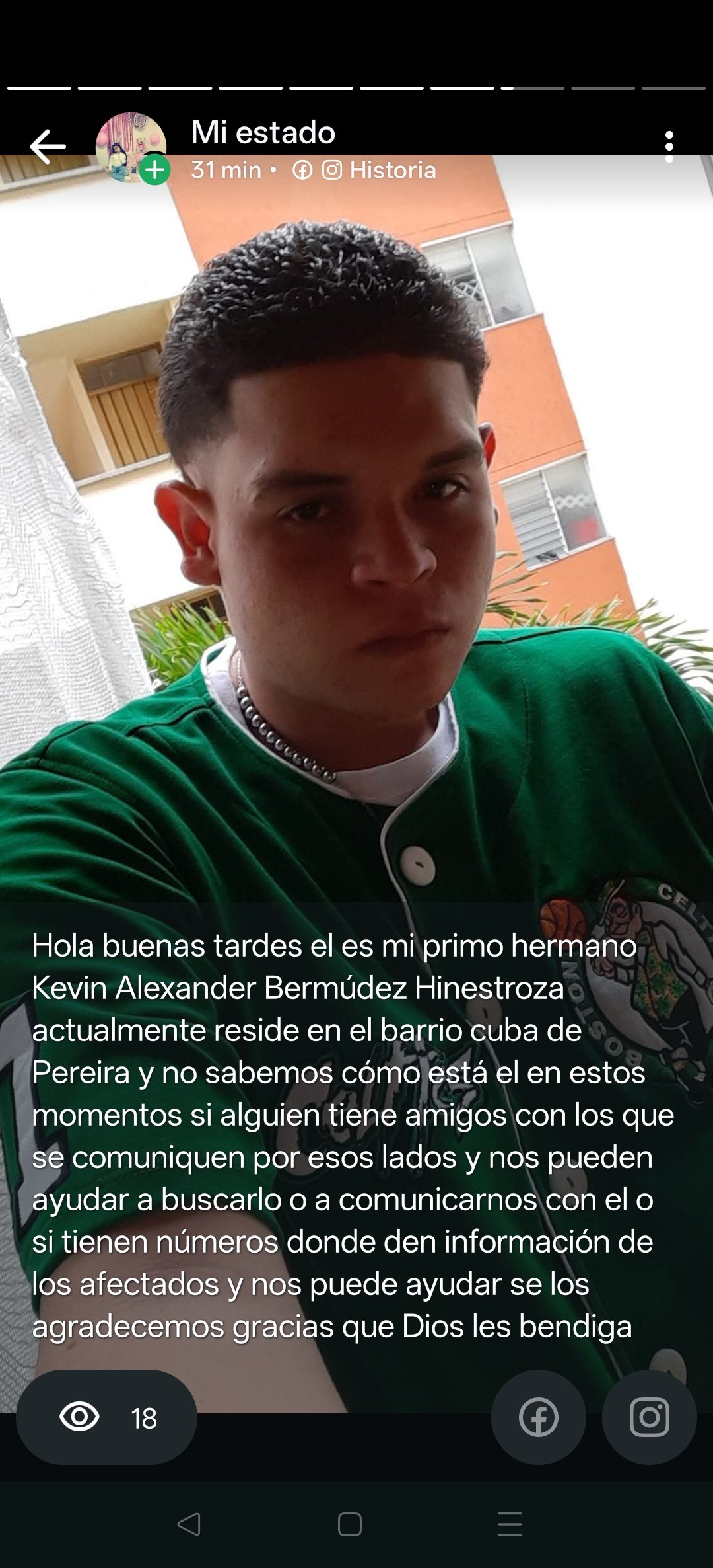 Foto de Kevin Alexander Bermúdez Hinestroza