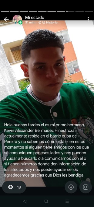 Foto de Kevin Alexander Bermúdez Hinestroza