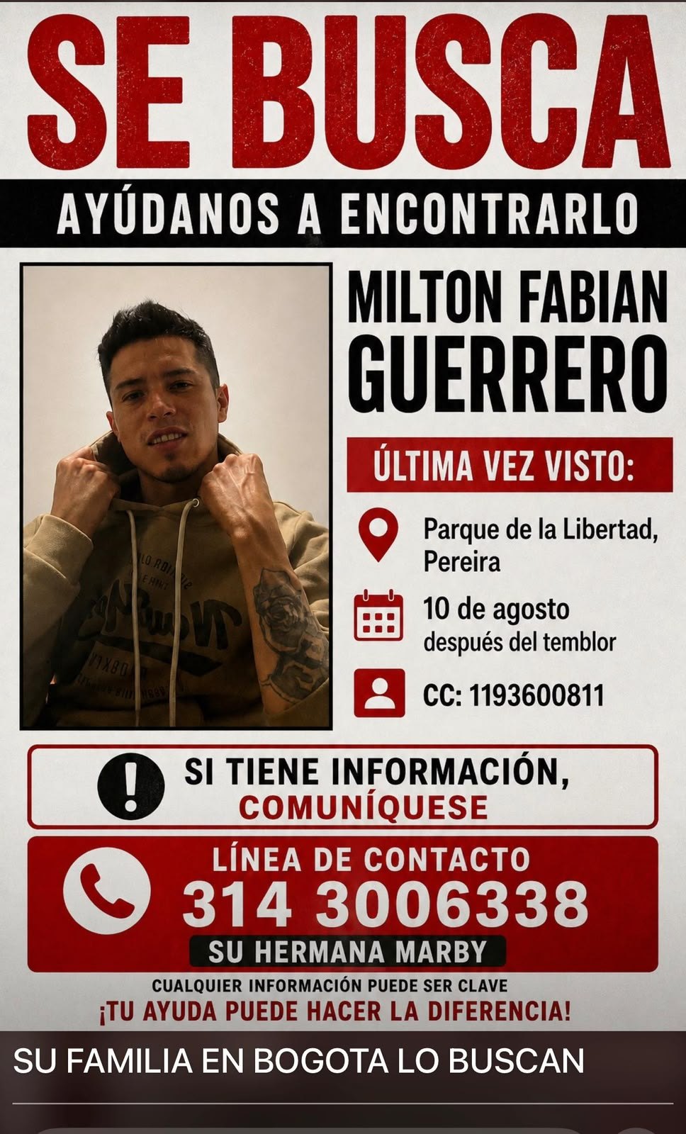 Foto de Milton Fabian Guerrero