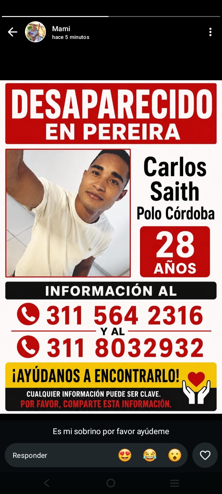 Foto de Carlos saith Polo Córdoba