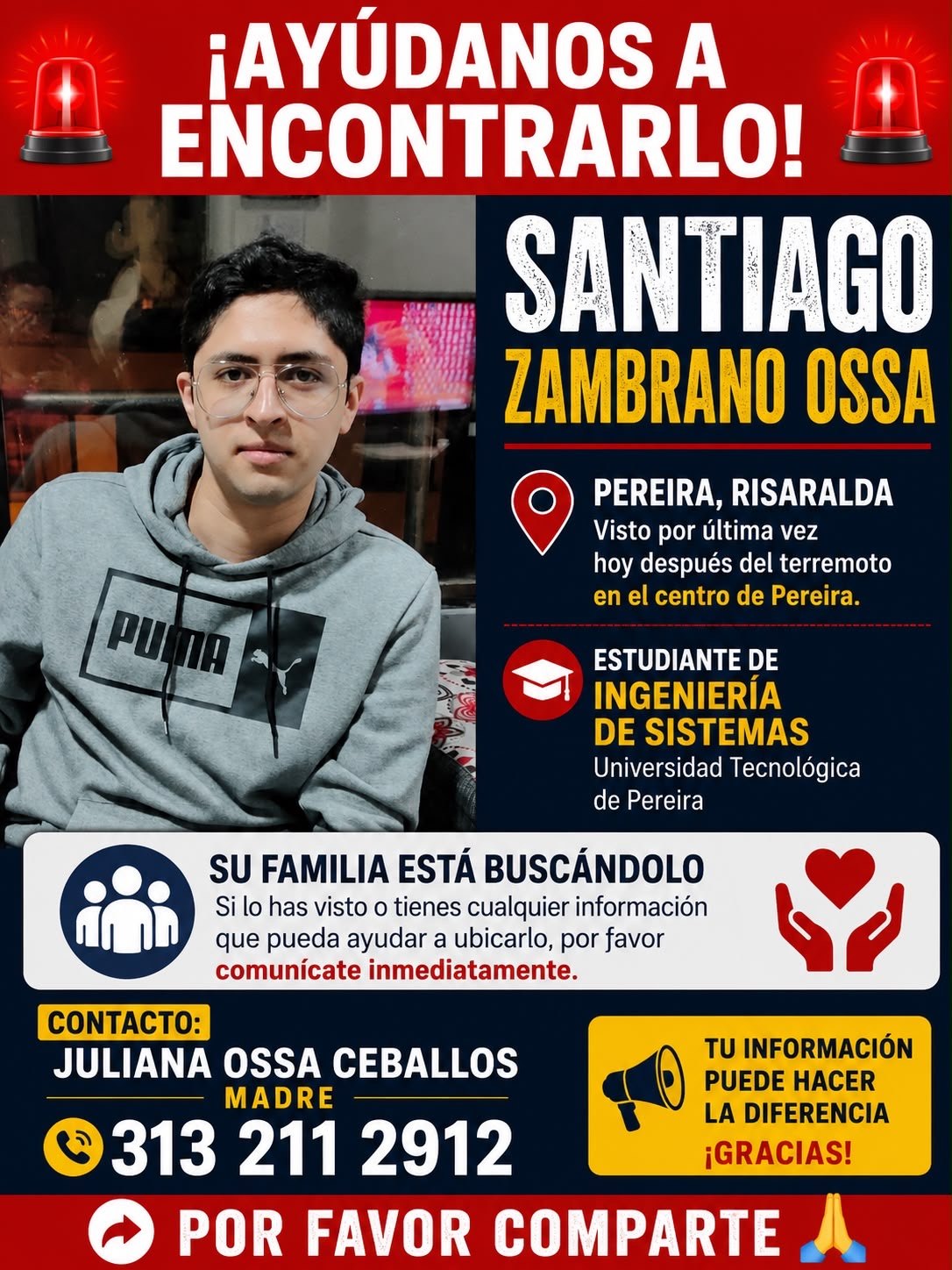 Foto de Santiago Zambrano ossa