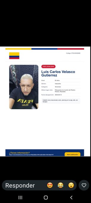 Foto de Luis Carlos Velasco Gutiérrez