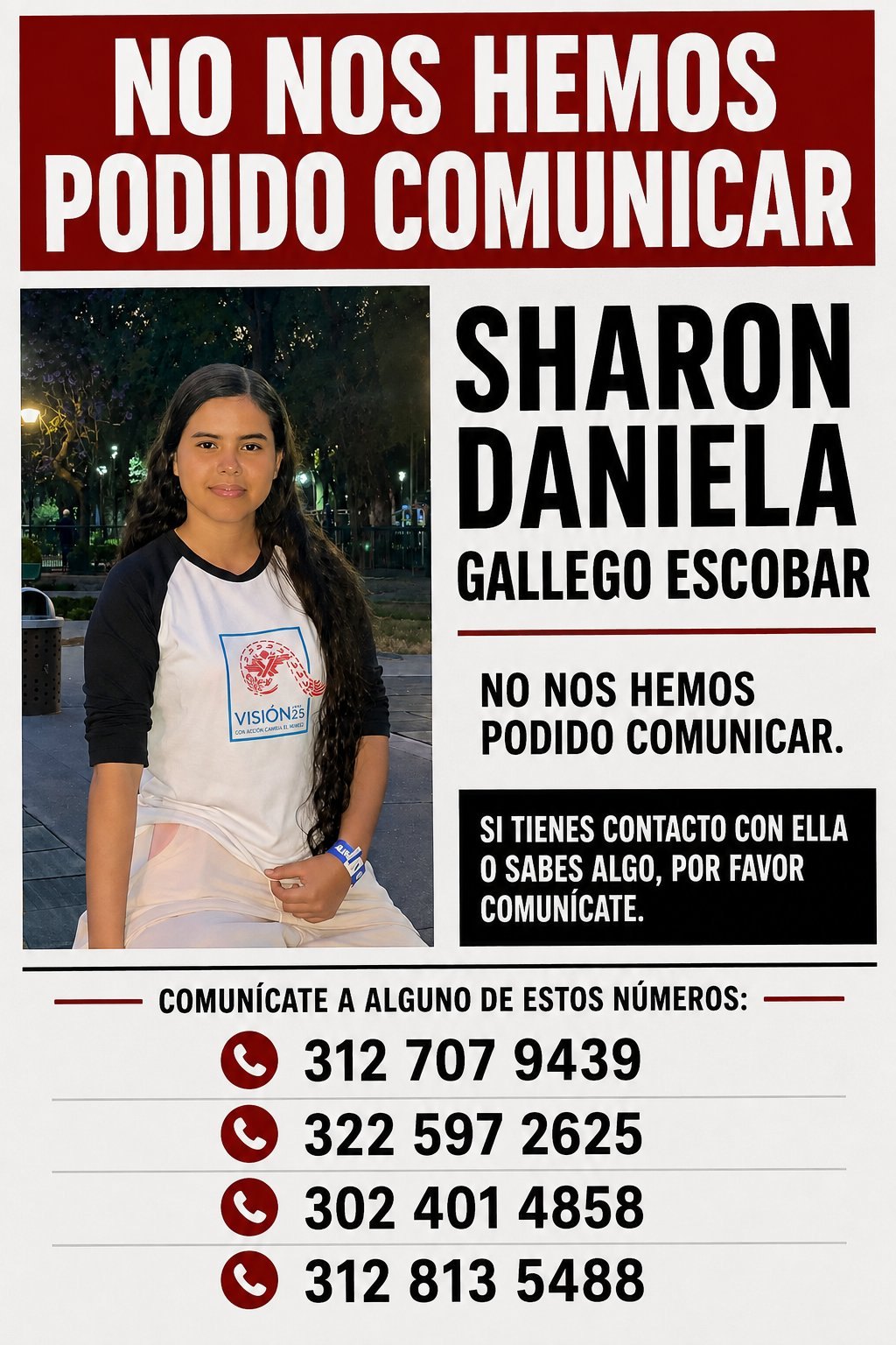 Foto de Sharon Daniela Gallego Escobar